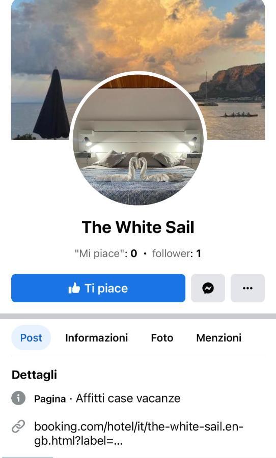 The White Sail - Mondello Apartment With Terrace - Casa Di Vincenzo E Andrea Экстерьер фото
